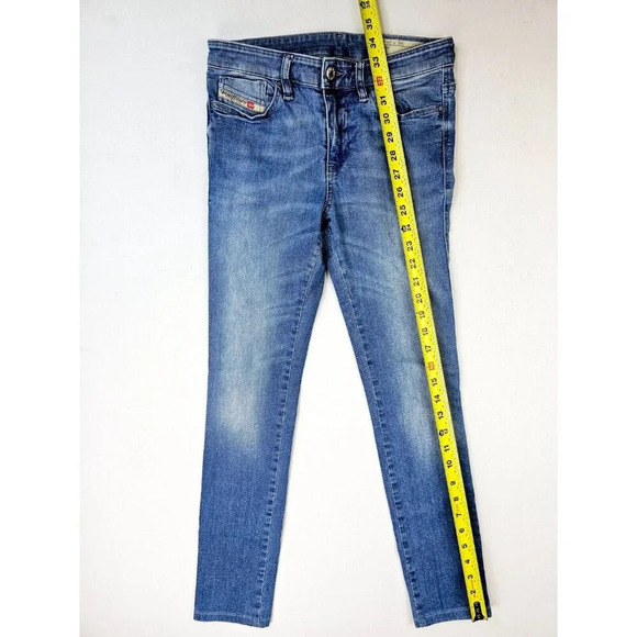 Diesel Size 26X27 Women's Skinzee Stretch Super Slim Skinny Regular Waist Jeans - Picture 13 of 13